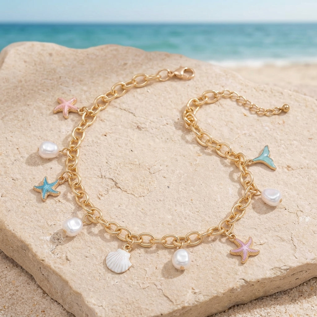 Golden Sea Charms