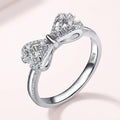 Silver Bow Charm