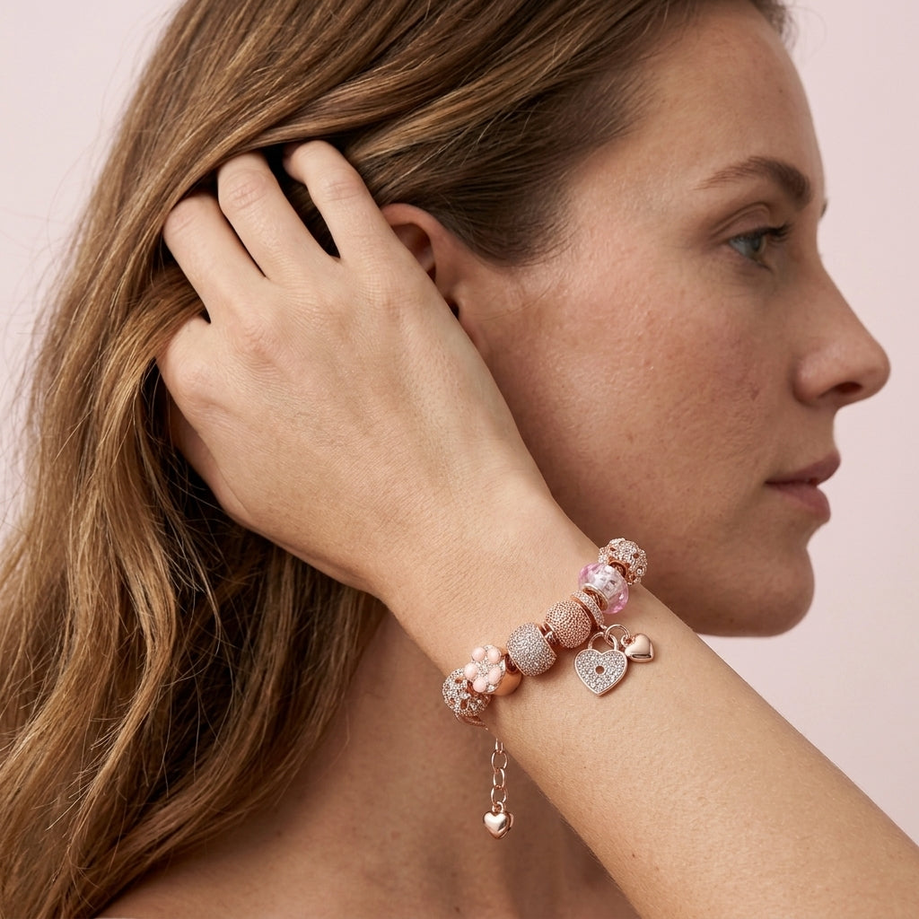 Heart Charms Bracelet